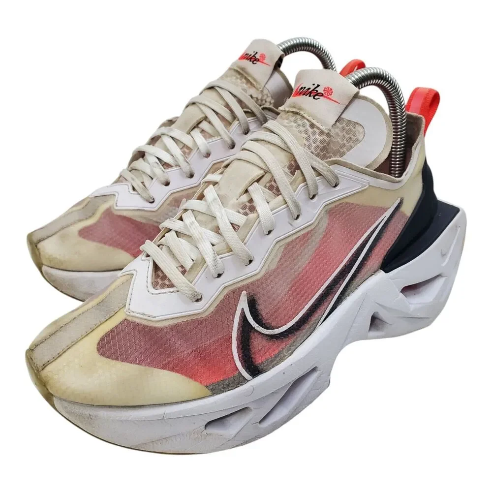 NIKE Shoes ZOOMX VISTA GRIND Womens Size 7 White BRIGHT CRIMSON Run BQ4800-100